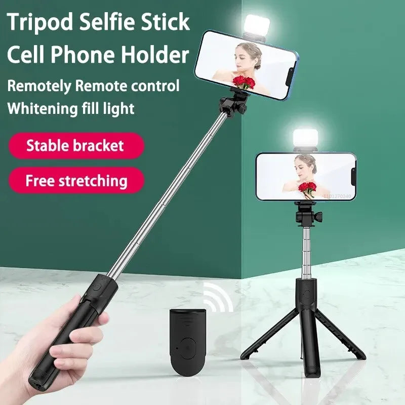 Mini Wireless Tripod Bluetooth Selfie Stick