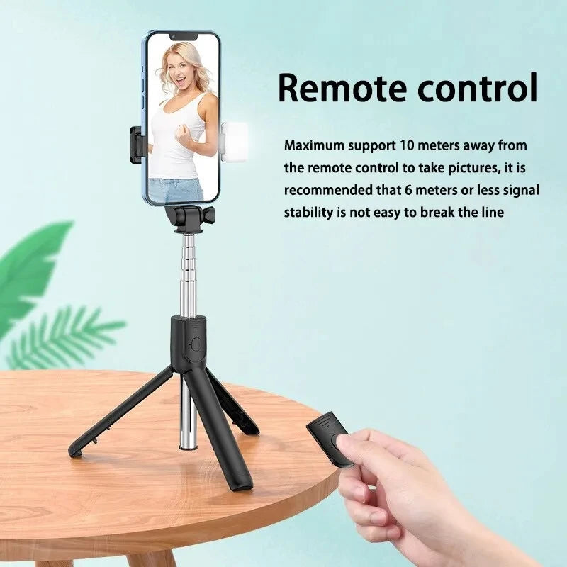 Mini Wireless Tripod Bluetooth Selfie Stick